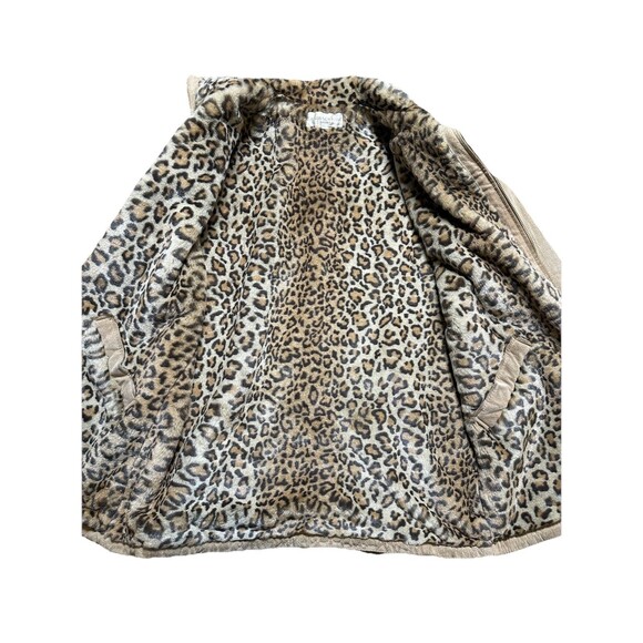 Vintage Jones New York Sport Coat Women’s Large Suede Leather Penny Lane 90s - Picture 7 of 11